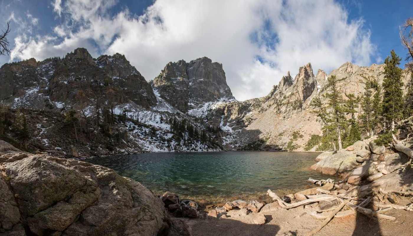 Emerald Lake in Rocky Mountain National Park.