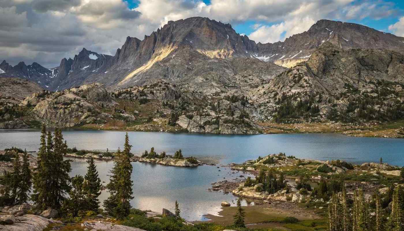 Fremont Lake in the Bridger-Teton National Forest