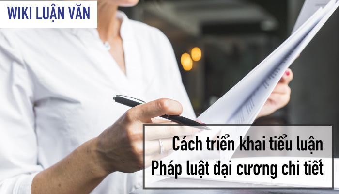 Cách triển khai từng phần tiểu luận Pháp luật đại cương