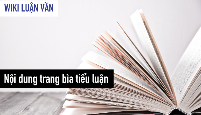 Một số lưu ý khi thiết kế trang bìa tiểu luận