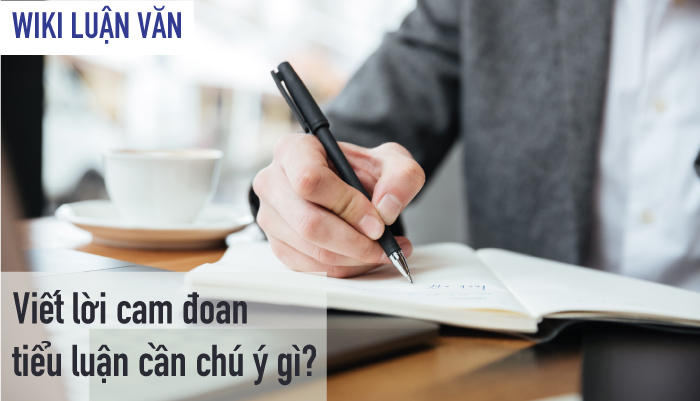Một số lưu ý khi viết lời cam đoan trong bài tiểu luận