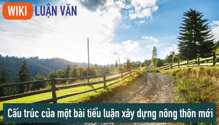 Cấu trúc của một bài tiểu luận xây dựng nông thôn mới