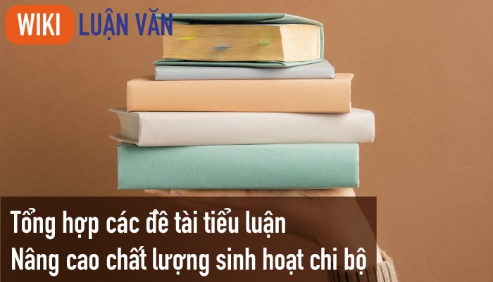 Tổng hợp các đề tài tiểu luận nâng cao chất lượng sinh hoạt chi bộ