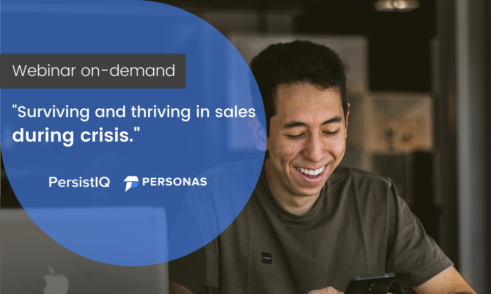 Webinar on -demand: How to survive and thrive in sales during crisis.