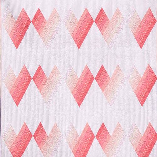 Mi Amor Diamond Baby Quilt