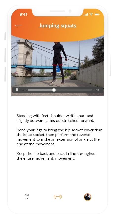 Videos for fitness - Gymkee - Personal training app