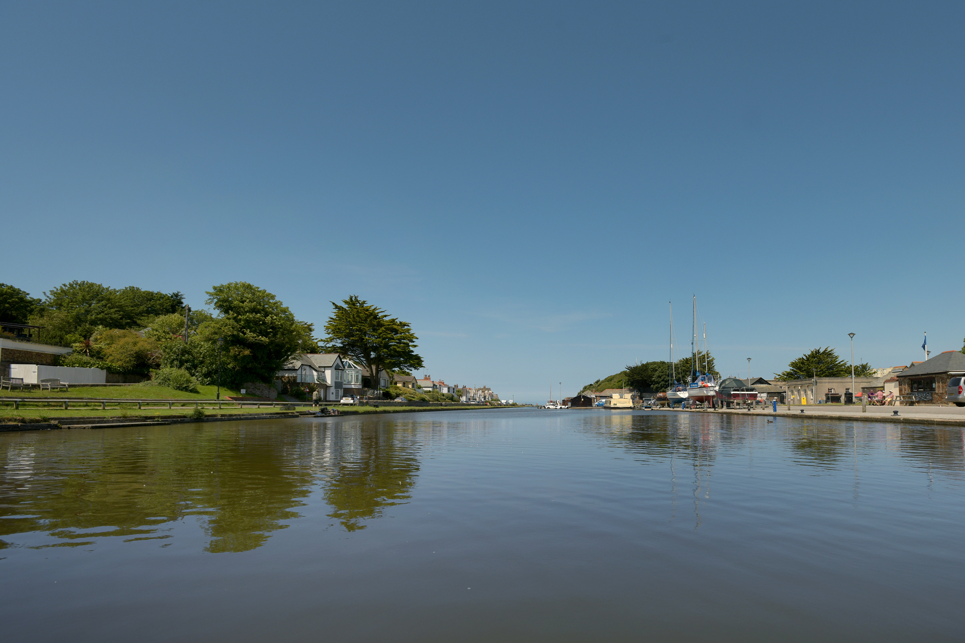 Bude Canal in north Cornwall