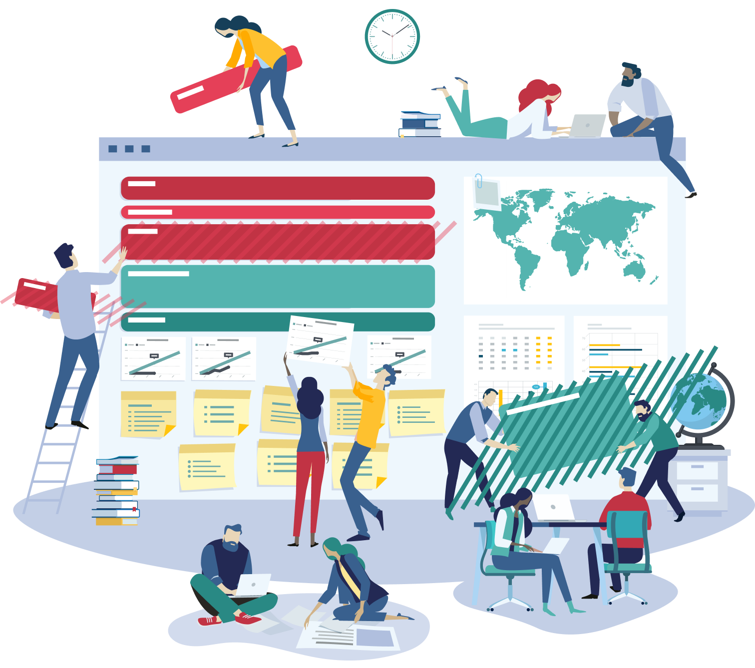 illustration of bold goals