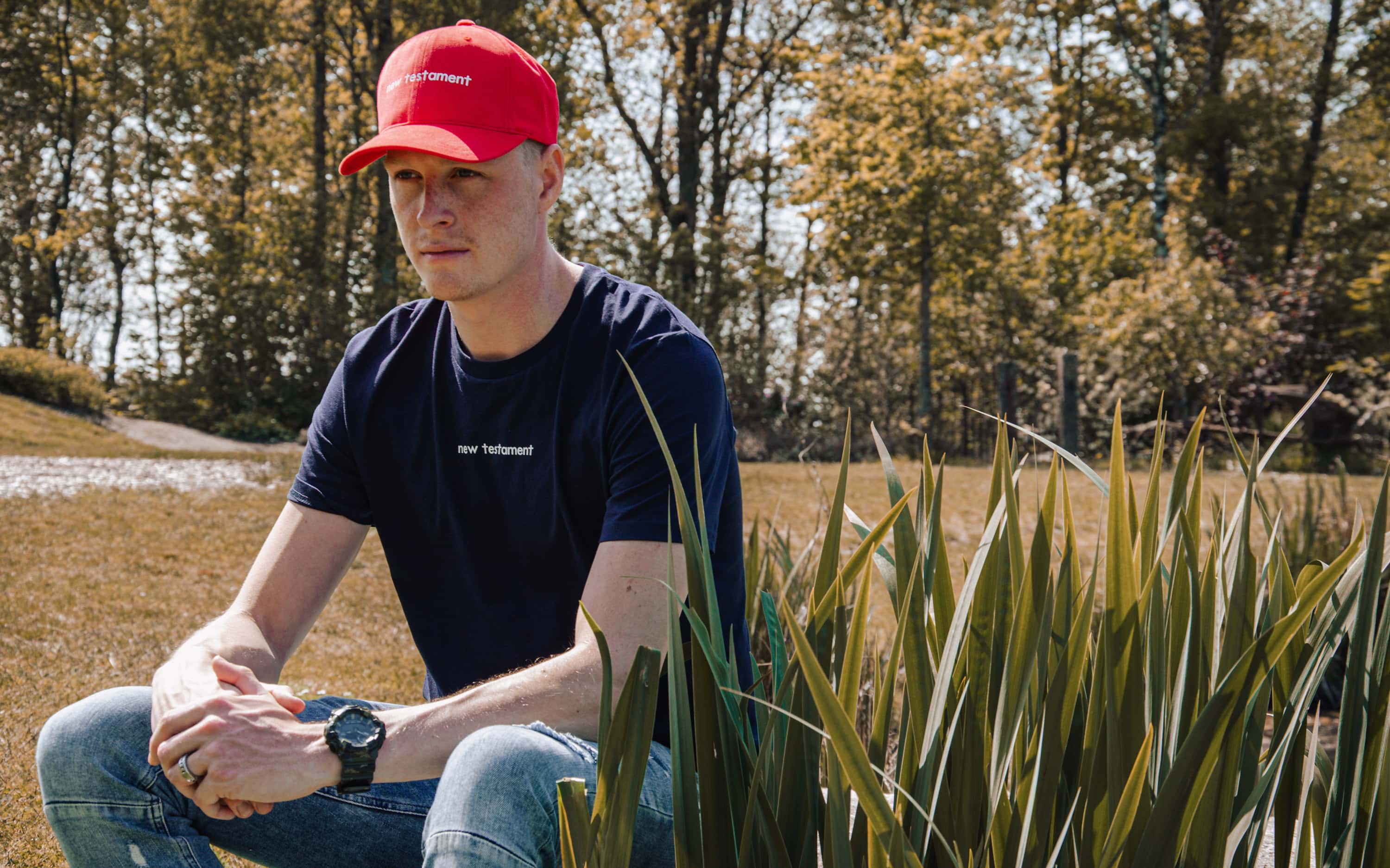 new testament t-shirt cap