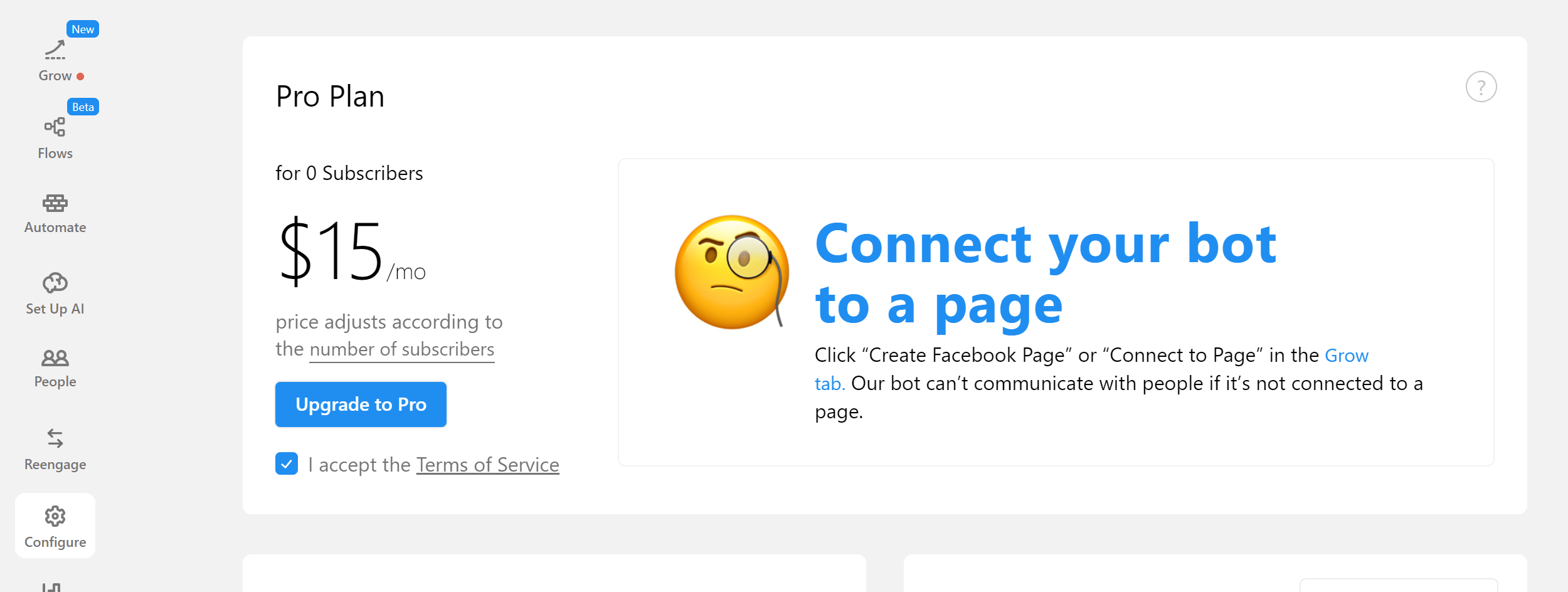 chatfuel configure chatfuel connect to facebook mo crear un chatbot desde cero como crear un chatbot