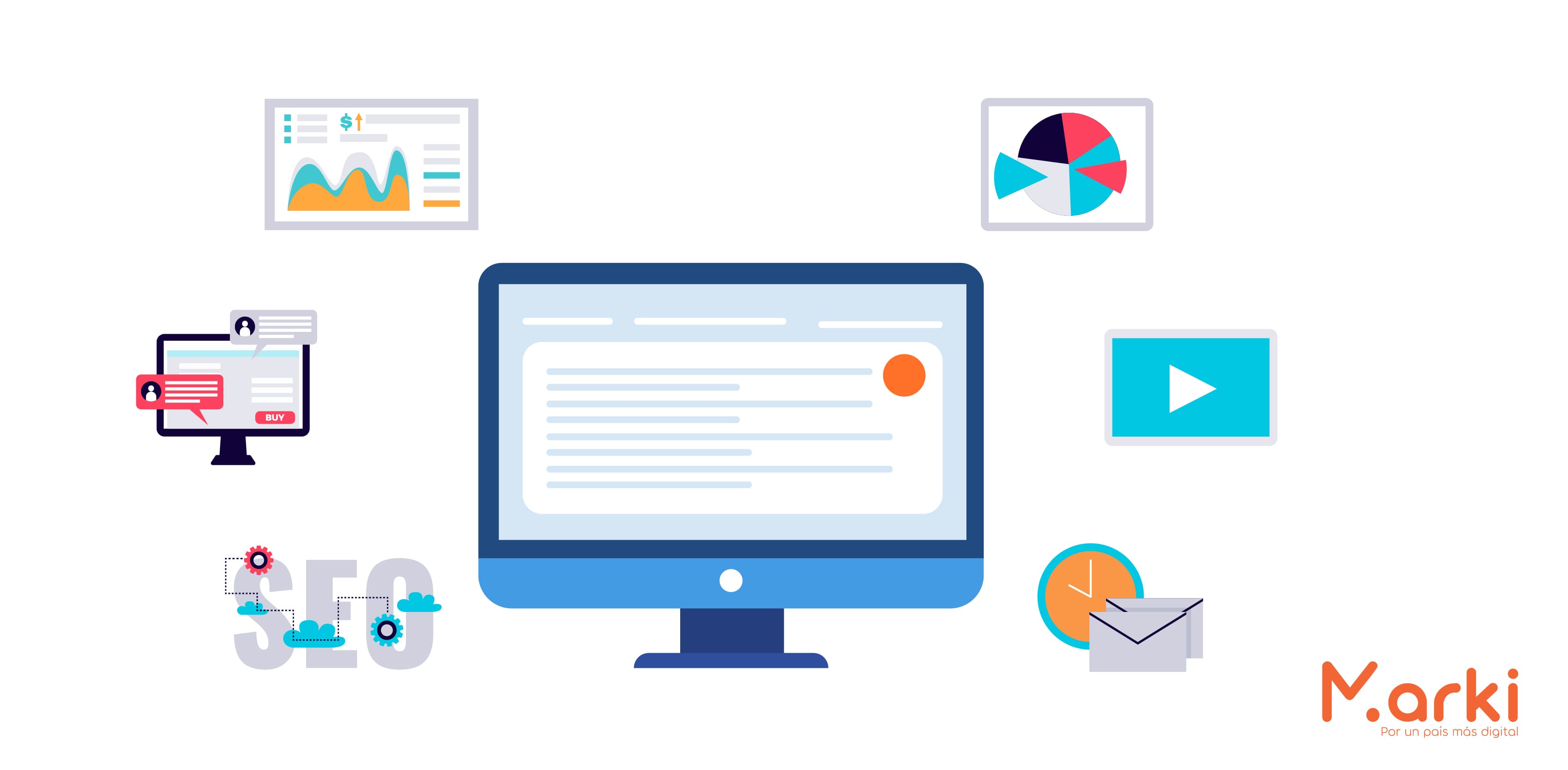 computadora azul evolucion del marketing digital la evolucion del marketing digital la nueva era digital como surgio el marketing digital los negocios en la era digital voluntarios universitarios voluntariado peru voluntariado online voluntariado marki