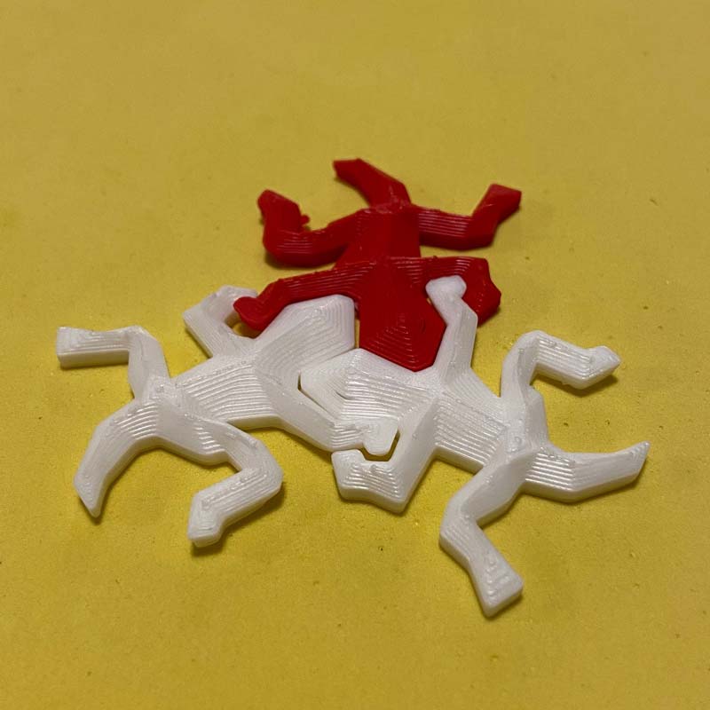 3D Printed Gecko