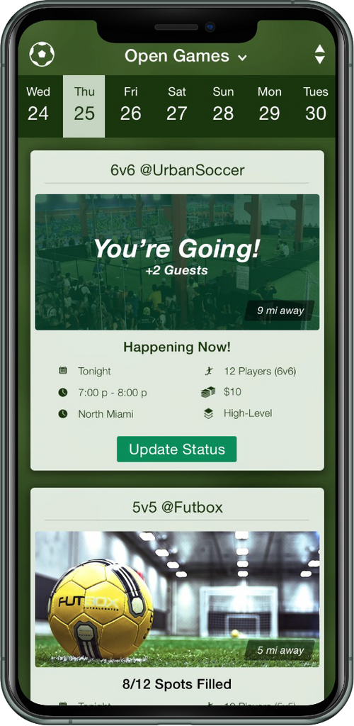 ⚽️ Plei Play Pick Up Soccer App