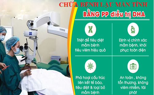 Chữa bệnh lậu mãn tính bằng DHA có khỏi không?