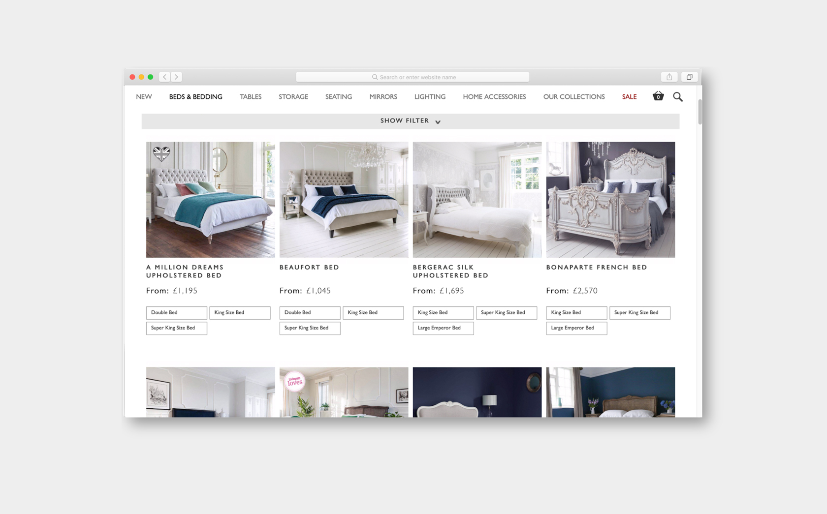 The French Bedroom Company Skywire London