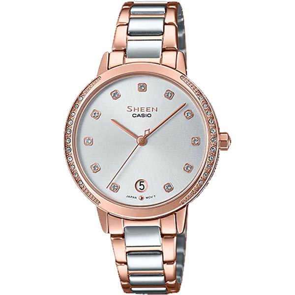 Đồng hồ Casio nữ dây kim loại Sheen SHE-4056SPG-7A