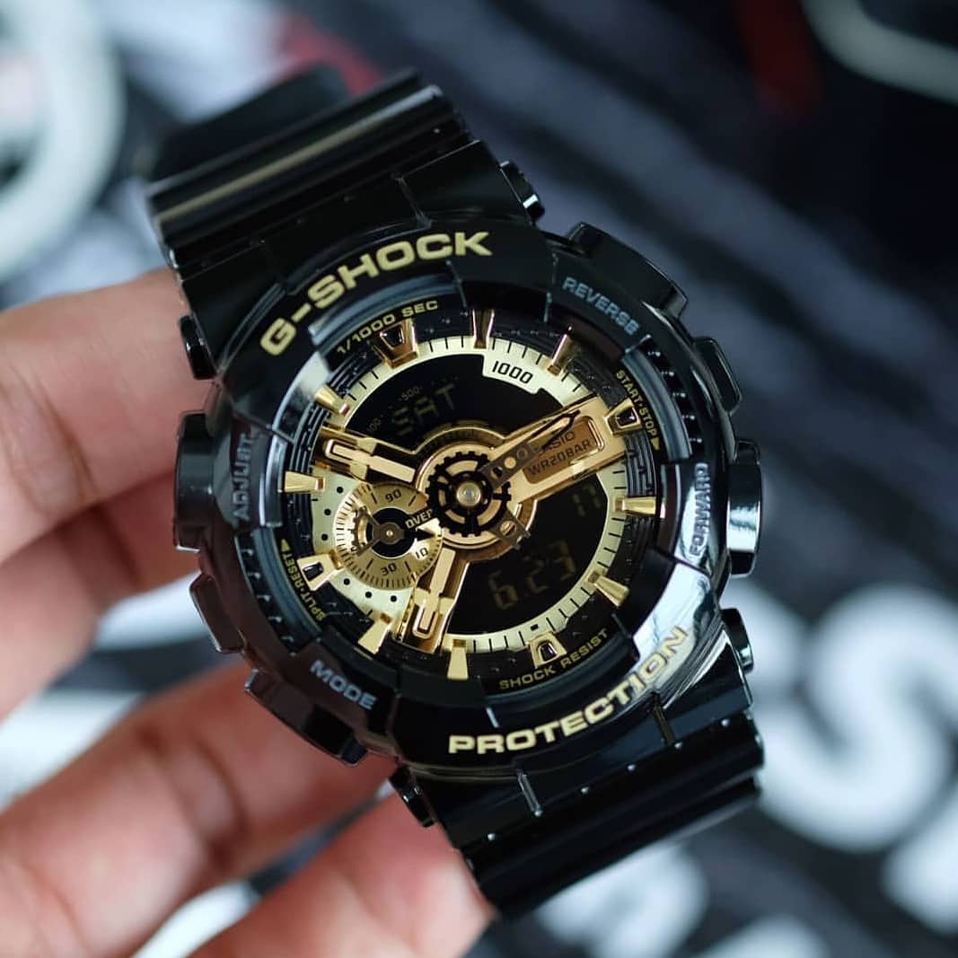 Vẻ lịch lãm của đồng hồ nam Casio G-shock GA-110GB-1ADR