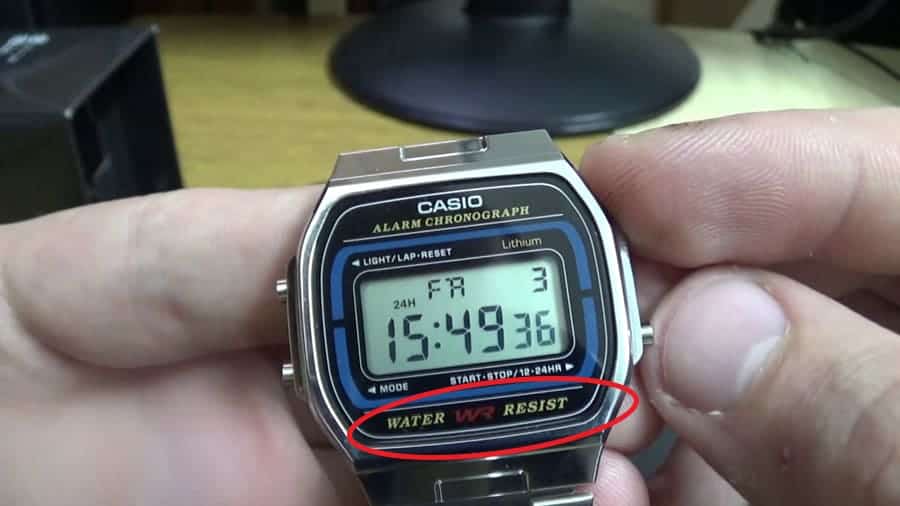 Casio Water Resist là đồng hồ Casio có khả năng chống nước