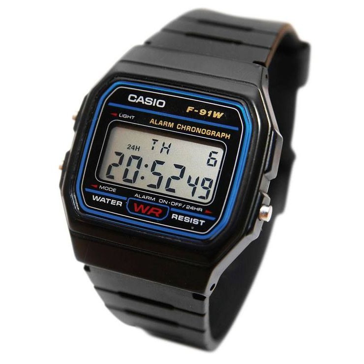 Đồng hồ F-91W của Casio có thiết kế khá đơn giản