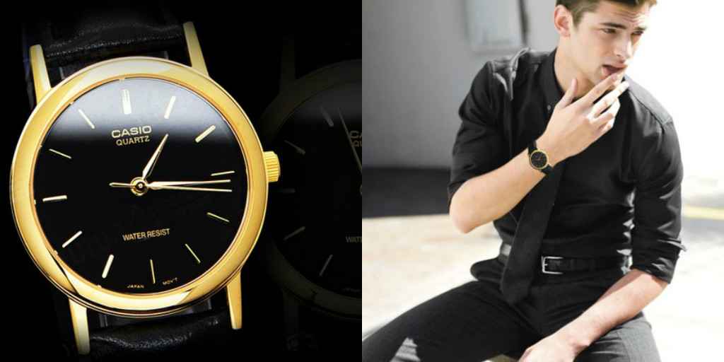 Casio Gold Black có vẻ ngoài cuốn hút ngay từ ánh nhìn đầu tiên