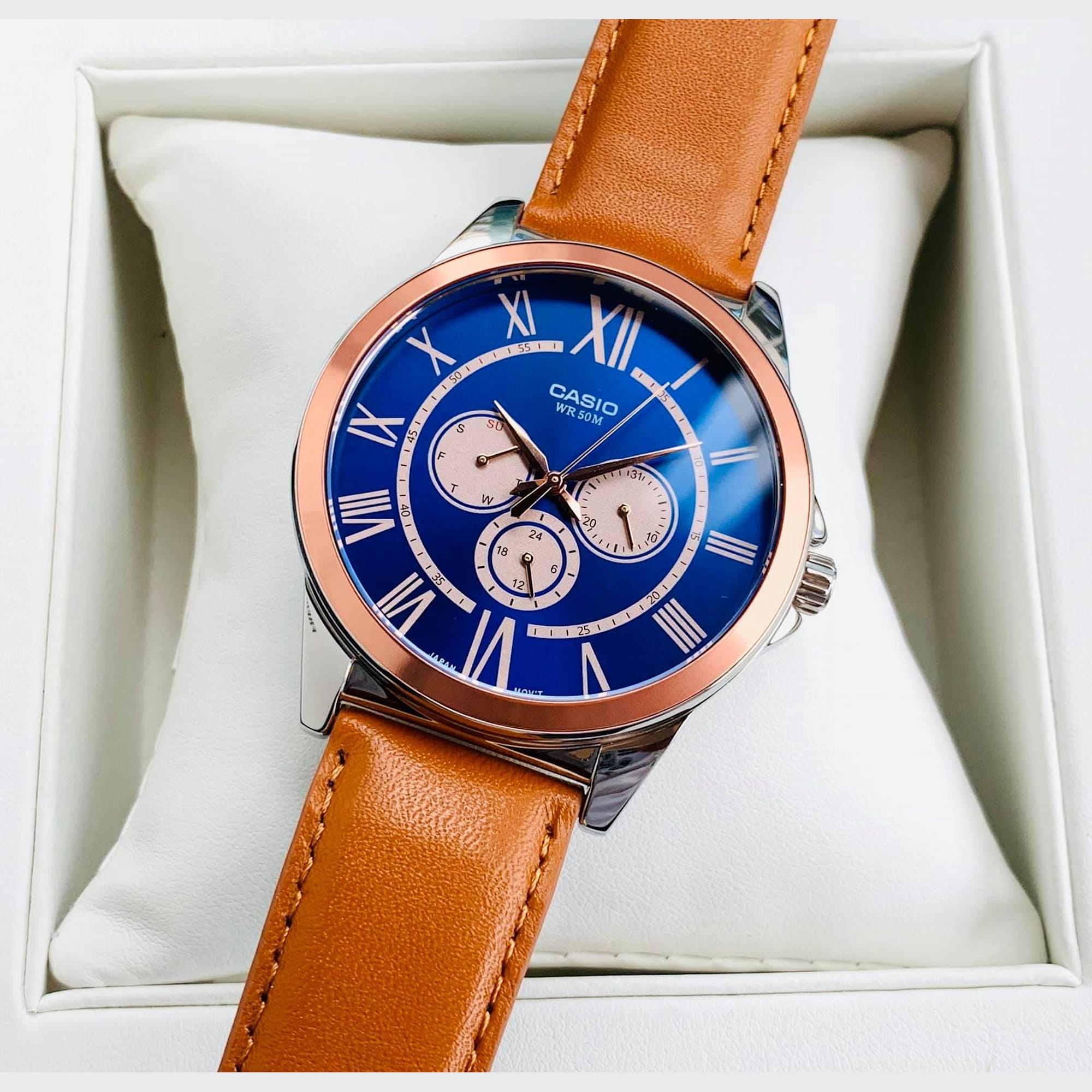 Đồng hồ Casio nam MTP-E318L-2BV: sành điệu
