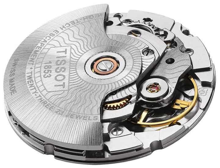 Cấu tạo nổi bật của bộ máy của đồng hồ Tissot