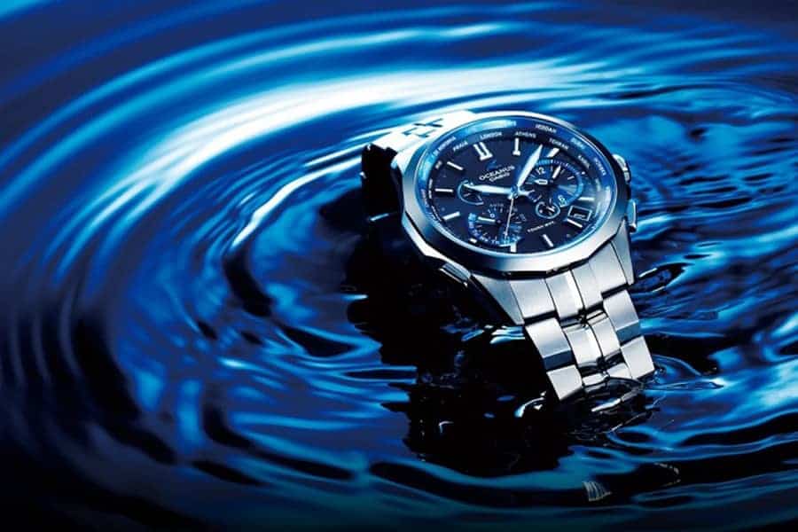 khả năng chống nước của đồng hồ casio