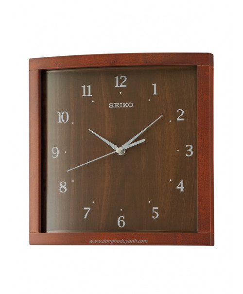 Đồng hồ treo tường bằng gỗ SEIKO QXA675Z