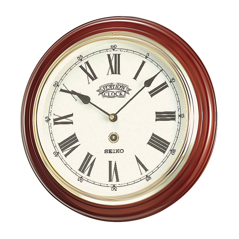 Đồng hồ treo tường bằng gỗ SEIKO QXA143B