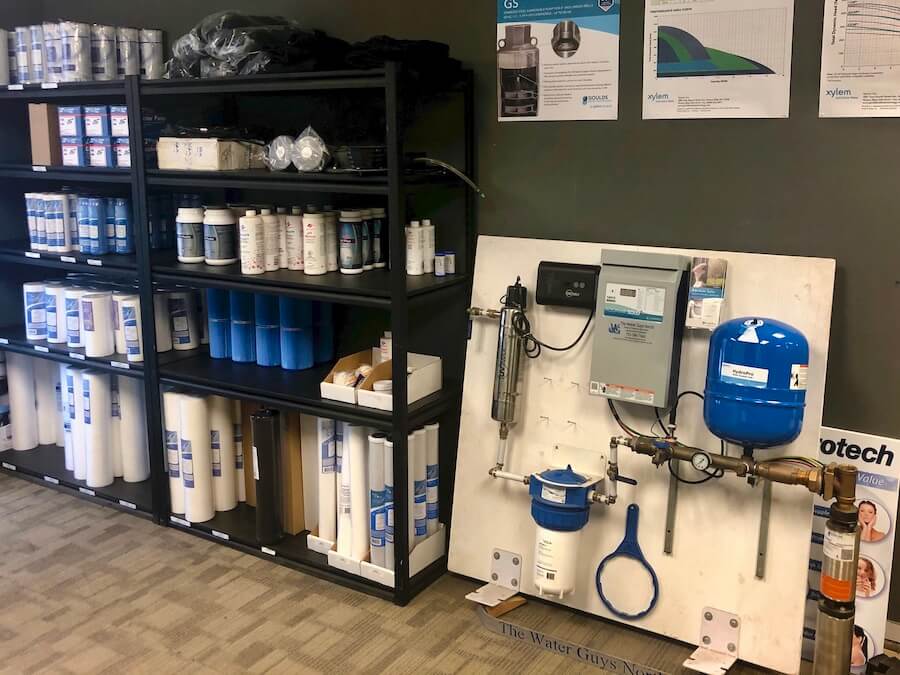 Our water treatment store.