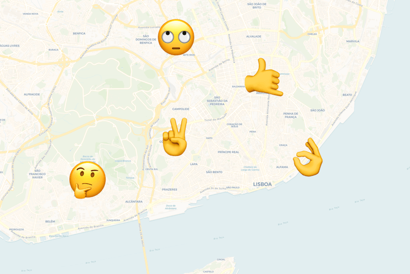 Lisbon Neighborhoods Map