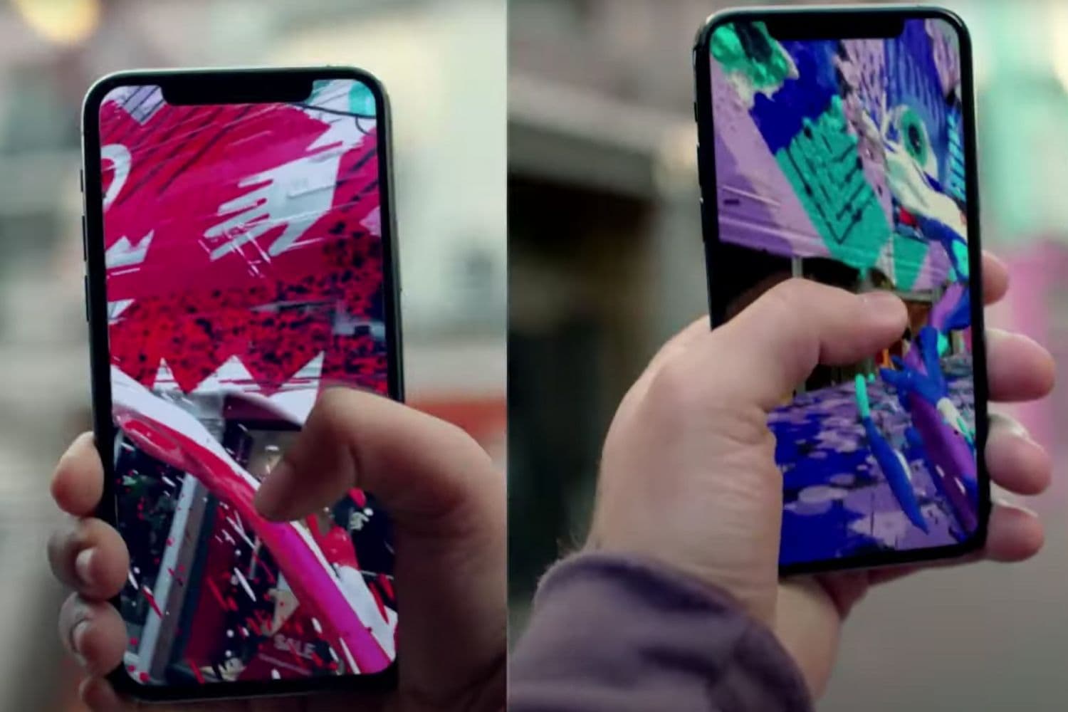 two phones snapchat