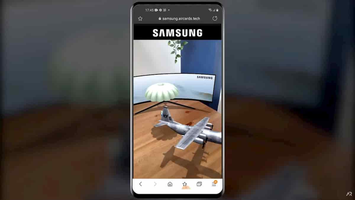Samsung Web AR Experience