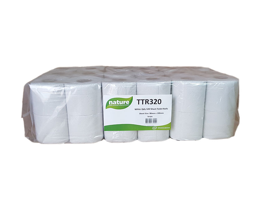 320 Sheet Toilet Tissue recycled