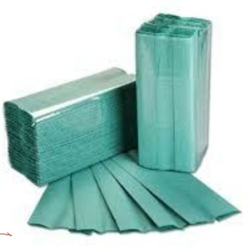 C Fold Green Paper Hand Towels Single Ply 2400pcs