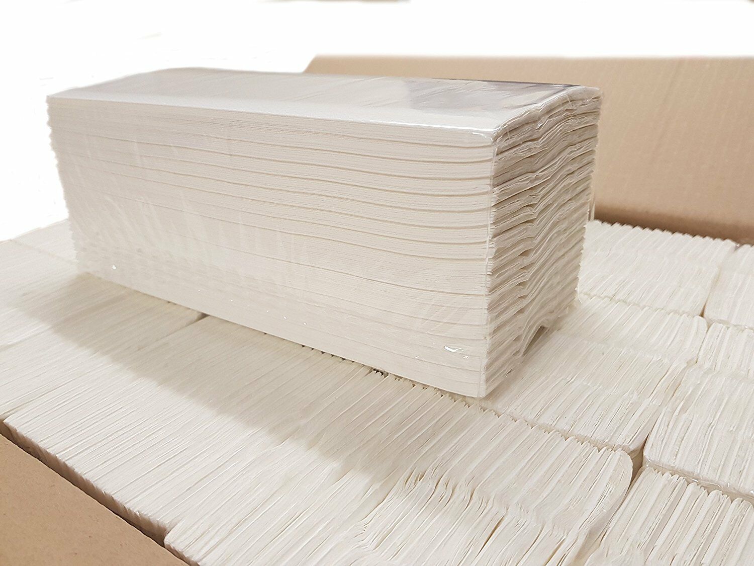 Luxury White 2ply Z Fold Paper Hand Towels