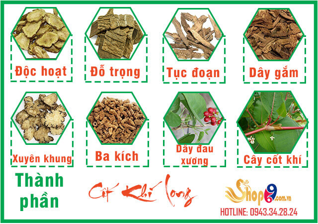 thành phần cốt khí long