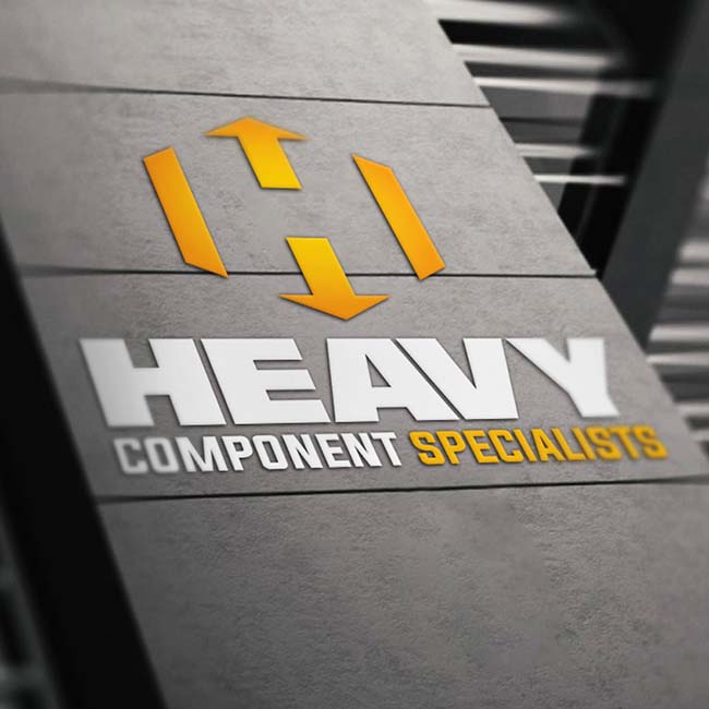 Heavy Component Specialists branding