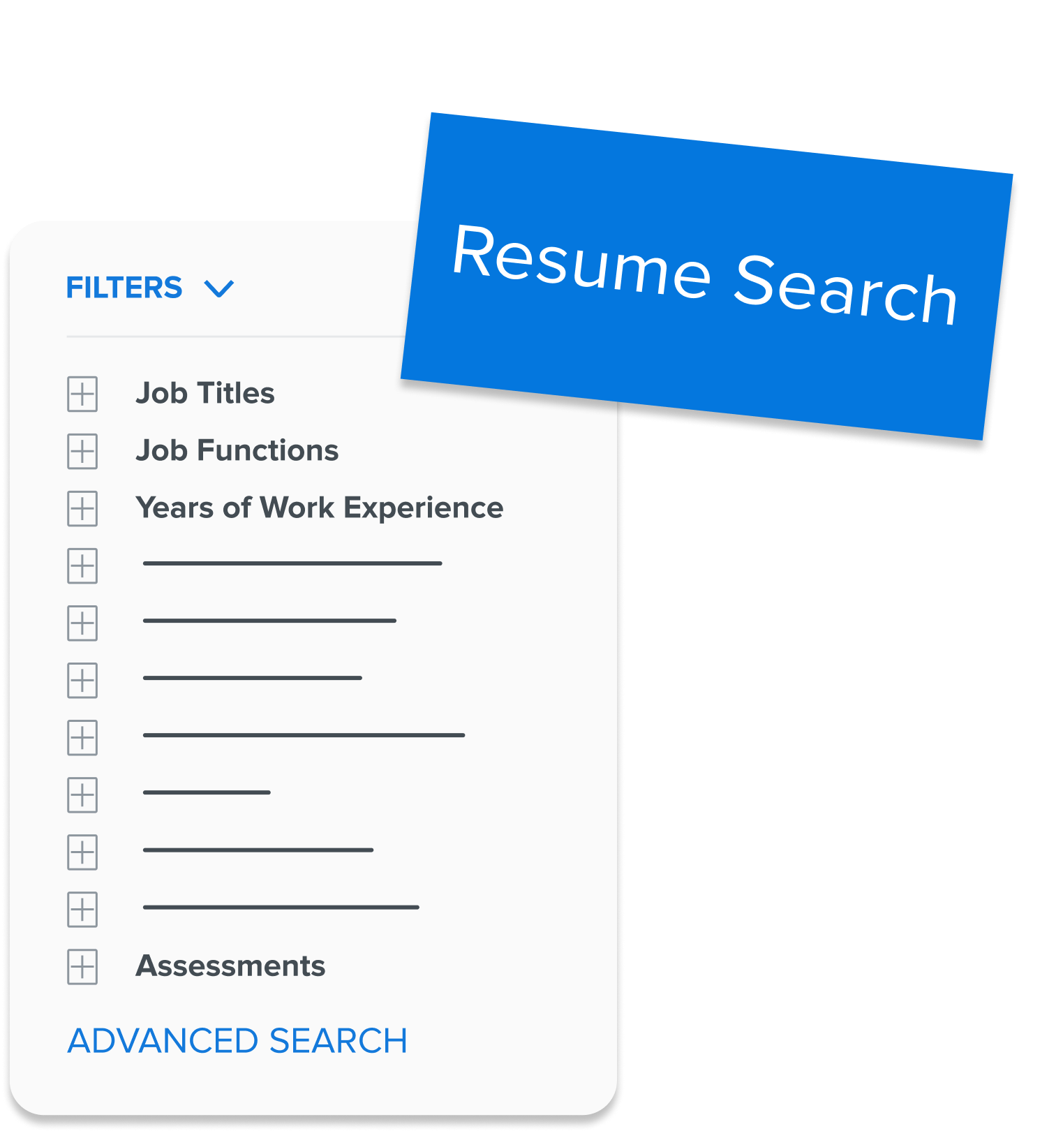 Use filters on resume search