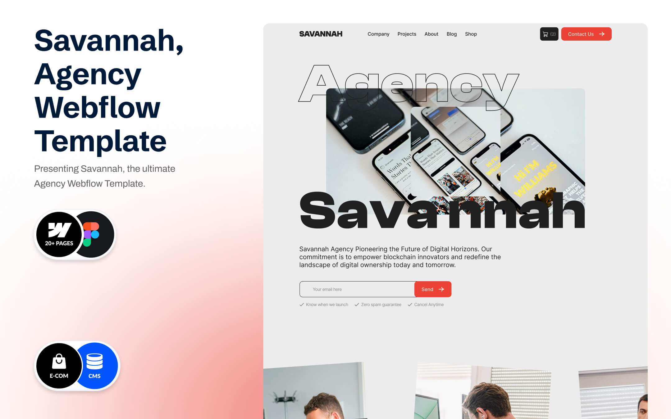 Savannah - Agency Website Template