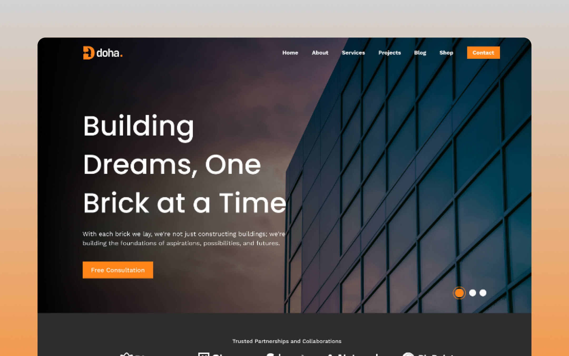 Doha - Construction Website Template