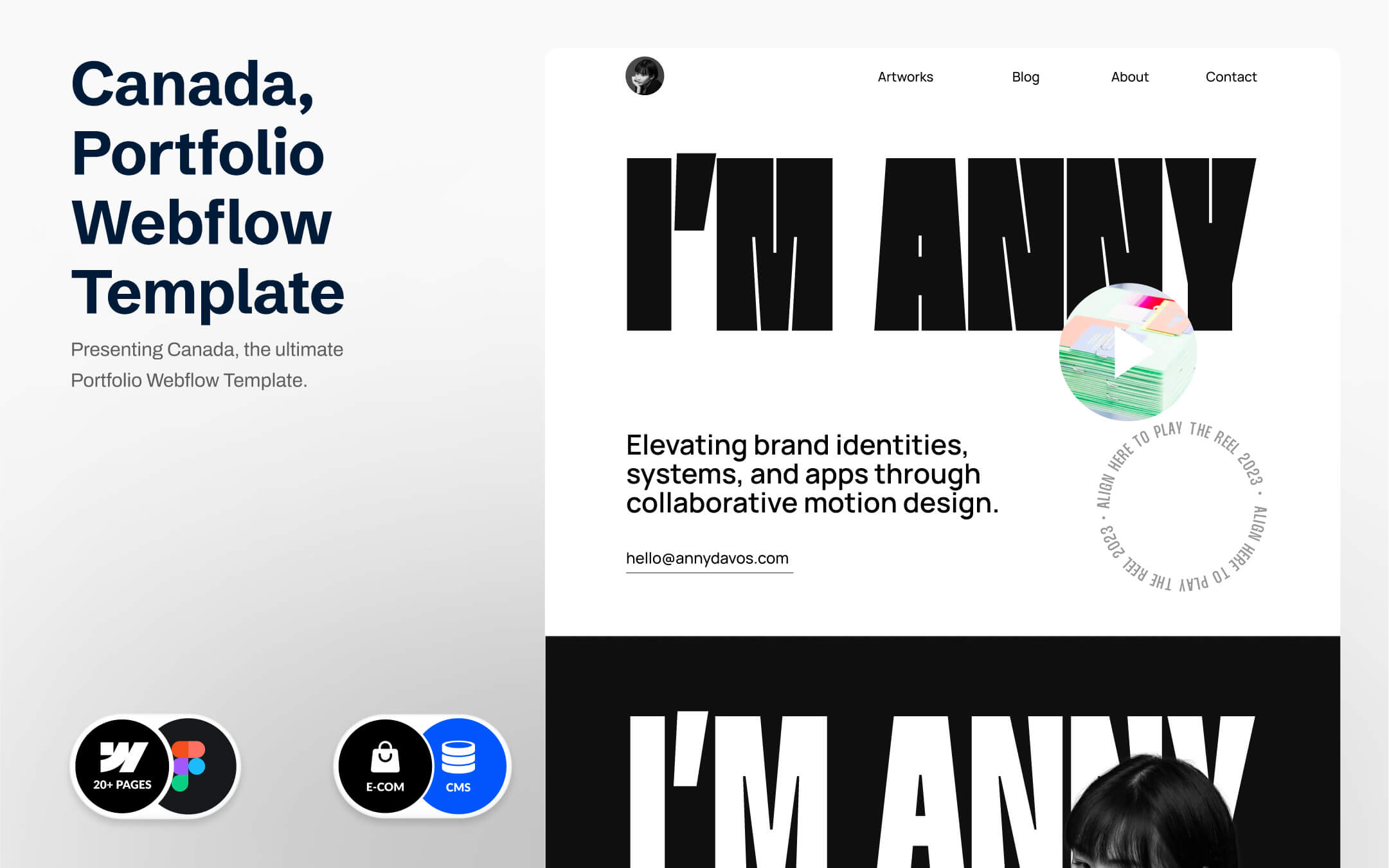 Canada - Portfolio Website Template