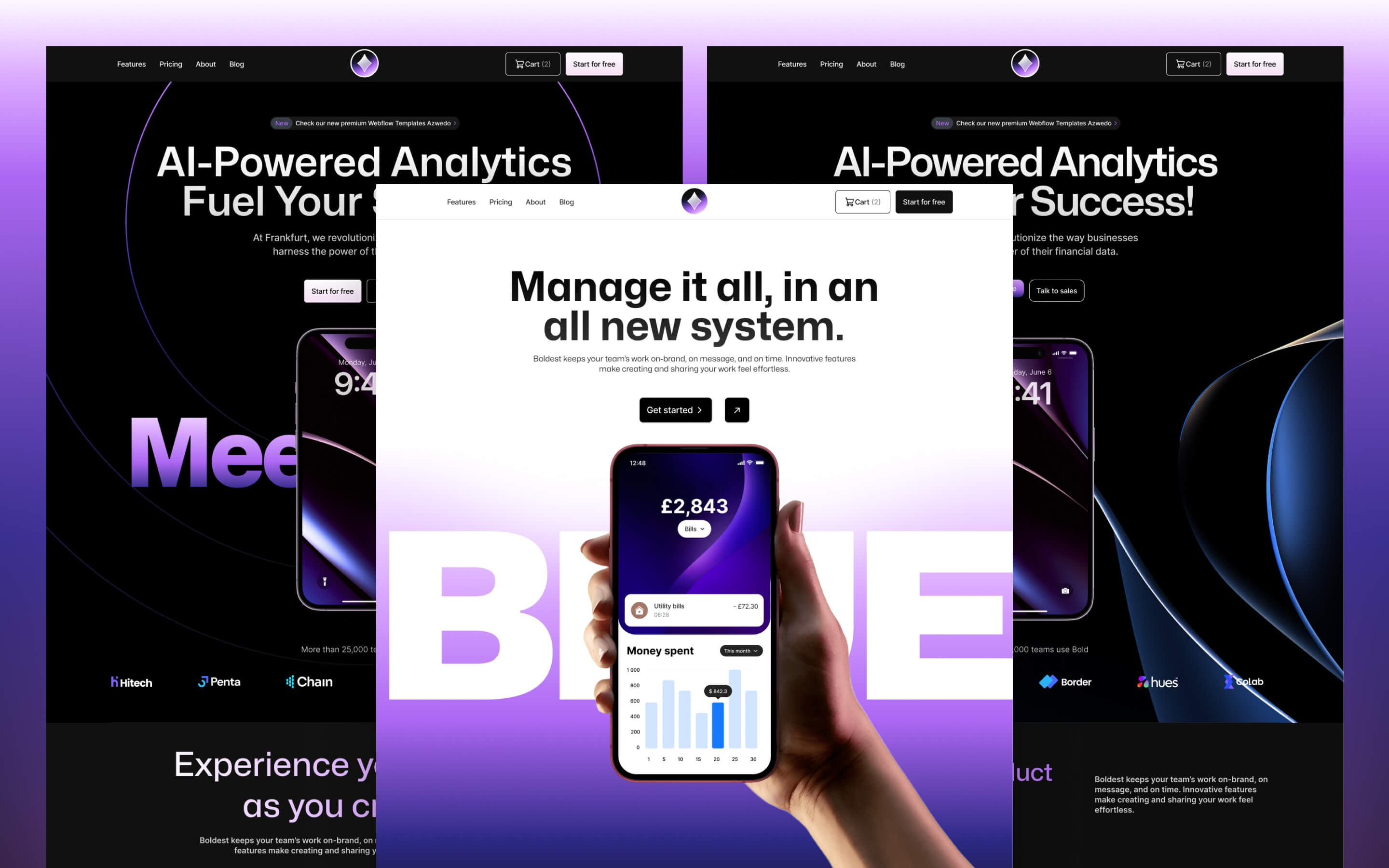 Atlantic - SaaS Website Template