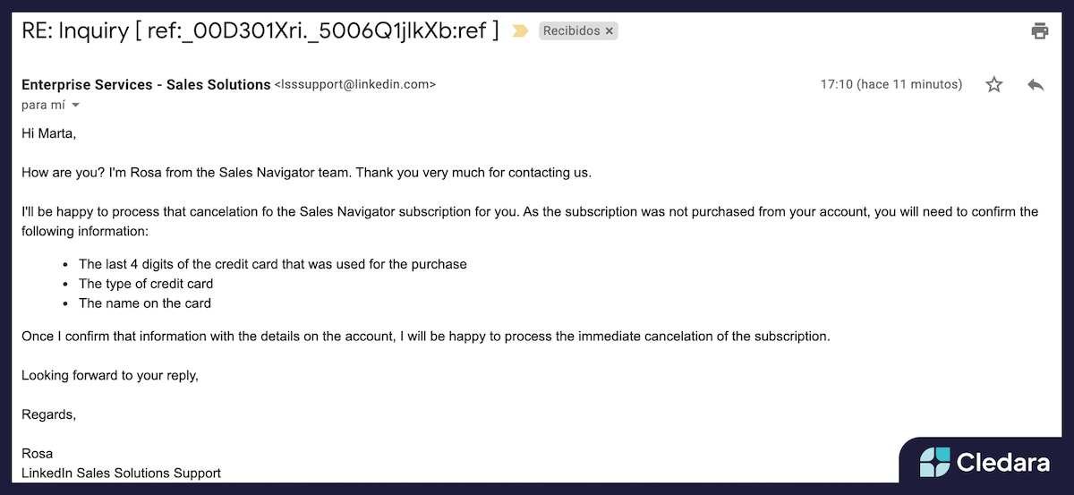 how to cancel subscription on linkedin