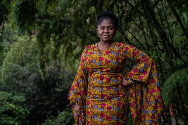 Francia Márquez, quien creció en el departamento del Cauca, en el suroeste de Colombia, se convirtió en un fenómeno nacional. Será la primera vicepresidente afrocolombiana.