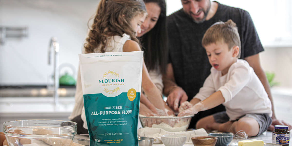 High Fiber Flour, Low Net Carbs Flourish AllPurpose Flour