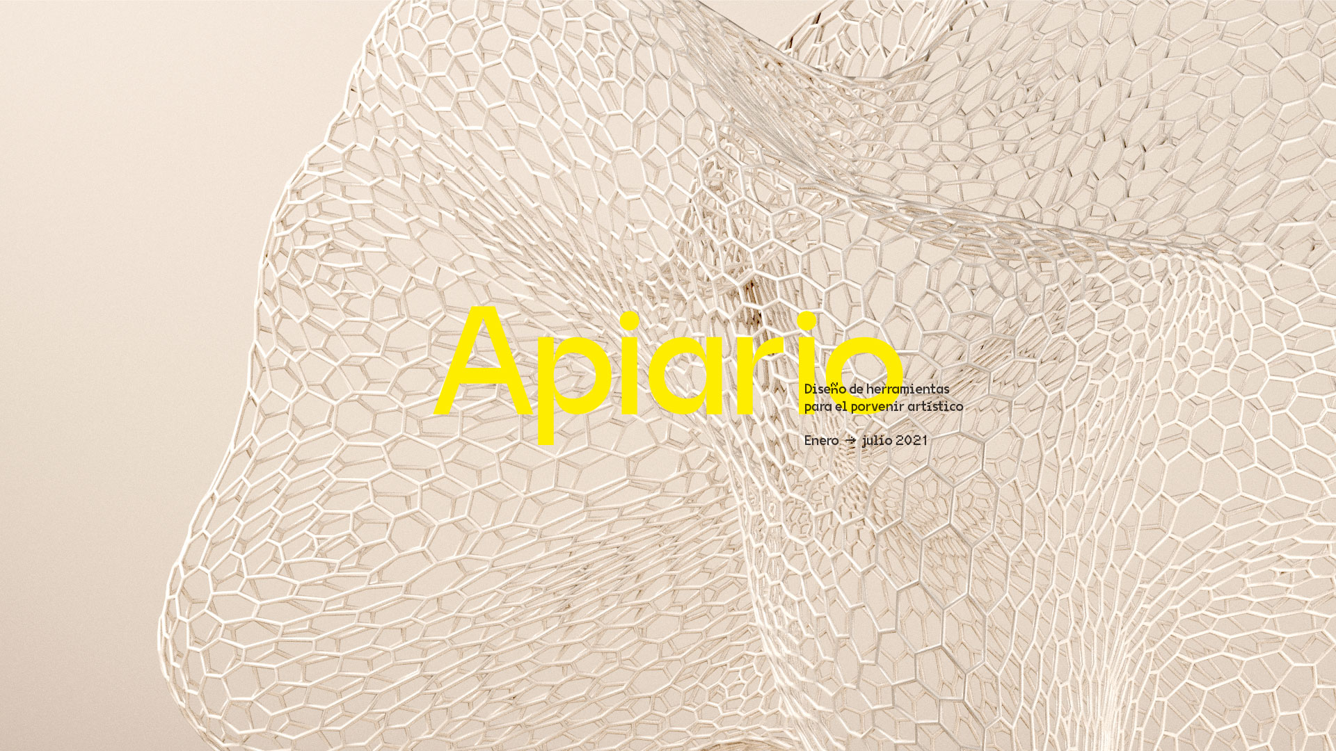 Take the concept "Apiario (apiary)" as a leading element of the identity system. Visually it had to have a modern and accessible feel, focused on the digital medium in a memorable way. In addition to having the challenge of working the entire identity in a short period of time.