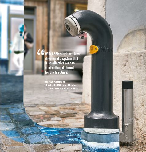 Borne intelligente détection fuites d'eau