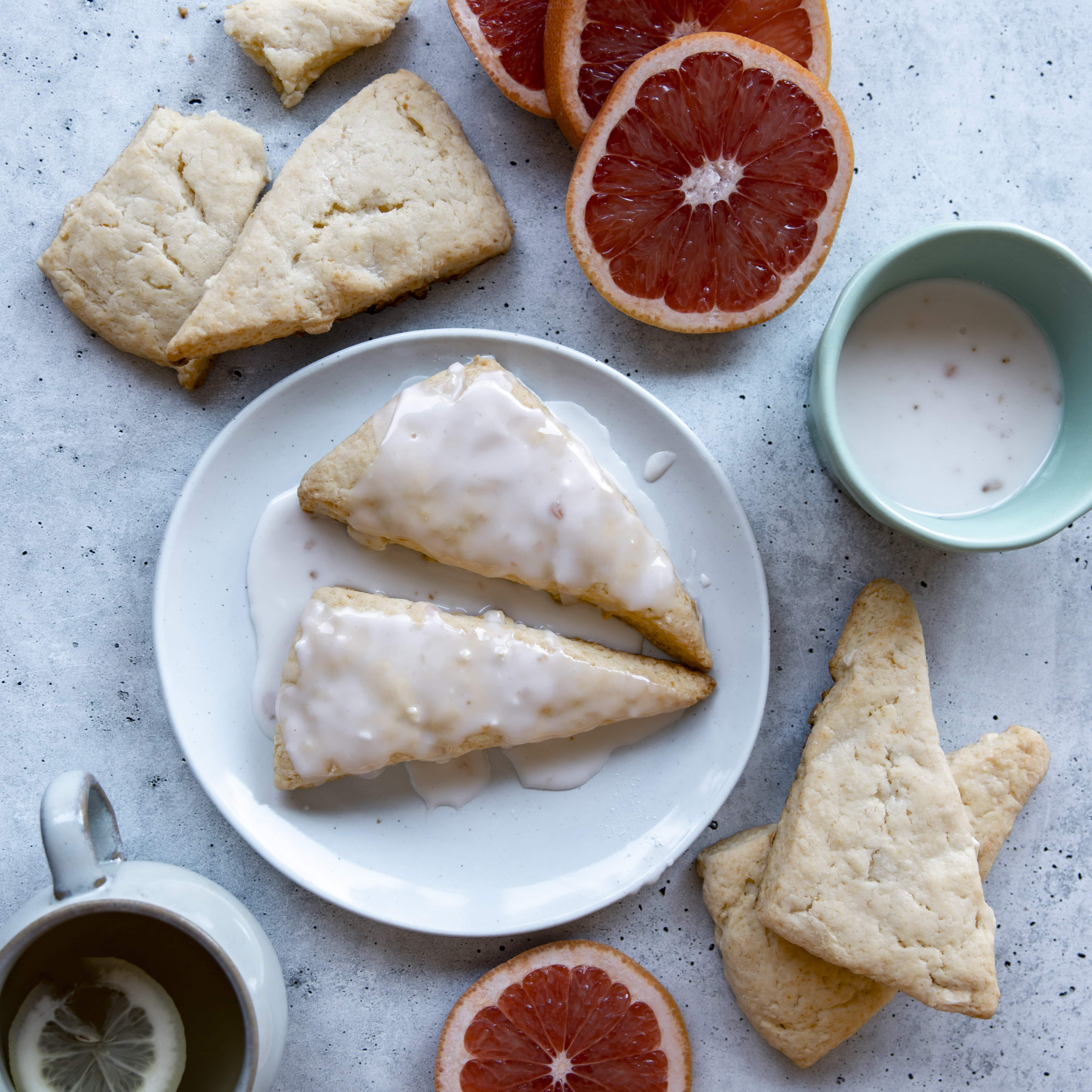 Grapefruit Honey Scones Flourish Flour