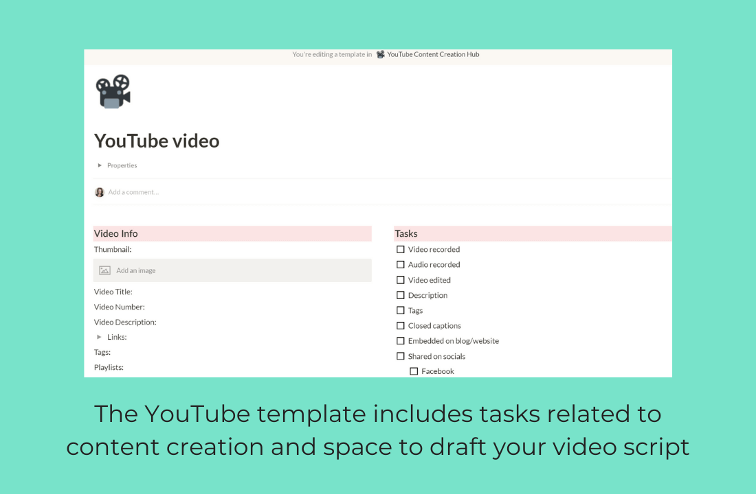 YouTube Hub Bundle | Notion Everything